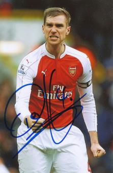 Per Mertesacker  FC Arsenal London  Fußball Autogramm Foto original signiert 