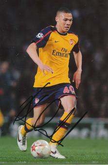 Kieran Gibbs  FC Arsenal London  Fußball Autogramm Foto original signiert 