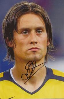 Tomas Rosicky  FC Arsenal London  Fußball Autogramm Foto original signiert 