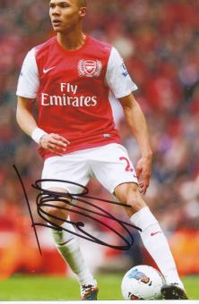 Kieran Gibbs  FC Arsenal London  Fußball Autogramm Foto original signiert 