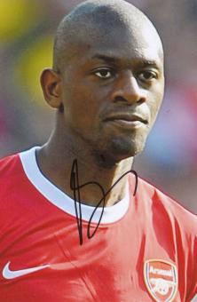 Abou Diaby  FC Arsenal London  Fußball Autogramm Foto original signiert 