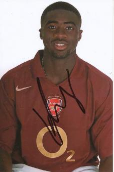 Kolo Toure  FC Arsenal London  Fußball Autogramm Foto original signiert 