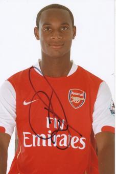 Justin Hoyte  FC Arsenal London  Fußball Autogramm Foto original signiert 