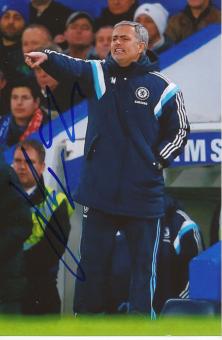 Jose Mourinho  FC Chelsea London  Fußball Autogramm Foto original signiert 