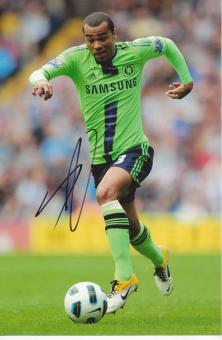 Ashley Cole   FC Chelsea London  Fußball Autogramm Foto original signiert 
