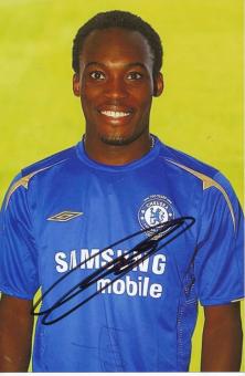 Michael Essien   FC Chelsea London  Fußball Autogramm Foto original signiert 