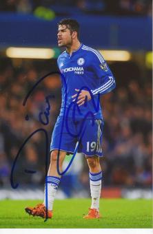 Diego Costa   FC Chelsea London  Fußball Autogramm Foto original signiert 