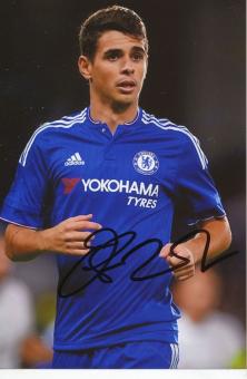 Oscar   FC Chelsea London  Fußball Autogramm Foto original signiert 
