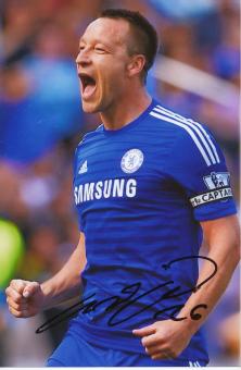 John Terry   FC Chelsea London  Fußball Autogramm Foto original signiert 