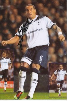 Tom Huddlestone  Tottenham Hotspur  Fußball Autogramm Foto original signiert 