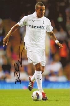 Tom Huddlestone  Tottenham Hotspur  Fußball Autogramm Foto original signiert 