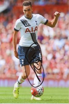 Nabil Bentaleb  Tottenham Hotspur  Fußball Autogramm Foto original signiert 