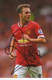 Juan Mata  Manchester United  Fußball Autogramm Foto original signiert 