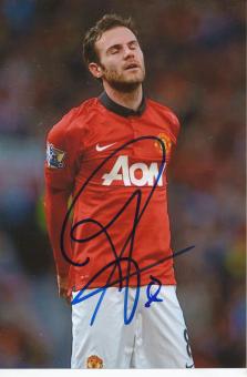 Juan Mata  Manchester United  Fußball Autogramm Foto original signiert 