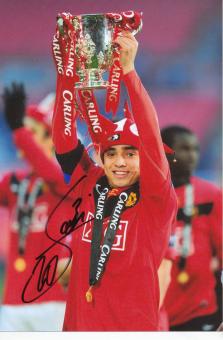 Fabio  Manchester United  Fußball Autogramm Foto original signiert 