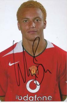 Wes Brown  Manchester United  Fußball Autogramm Foto original signiert 