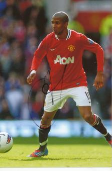 Ashley Young  Manchester United  Fußball Autogramm Foto original signiert 
