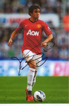 Rafael   Manchester United  Fußball Autogramm Foto original signiert 