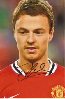 Jonny Evans  Manchester United  Fußball Autogramm Foto original signiert 