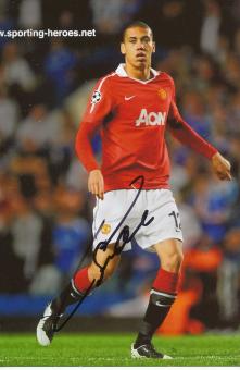 Chris Smalling  Manchester United  Fußball Autogramm Foto original signiert 