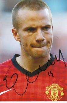 Tom Cleverly  Manchester United  Fußball Autogramm Foto original signiert 