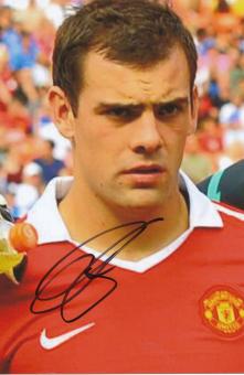 Darron Gibson  Manchester United  Fußball Autogramm Foto original signiert 