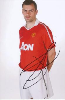 Darron Gibson  Manchester United  Fußball Autogramm Foto original signiert 