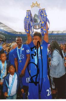 Demarai Gray  Leicester City  Fußball Autogramm Foto original signiert 