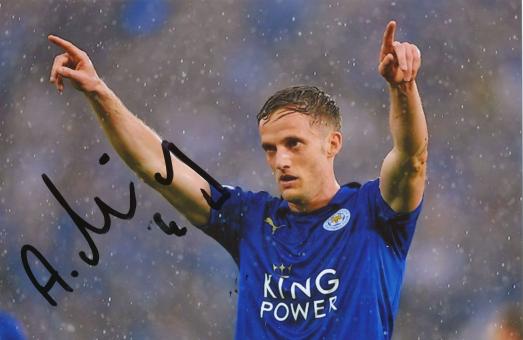 Andy King  Leicester City  Fußball Autogramm Foto original signiert 