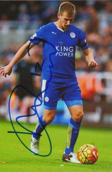 Marc Albringhton  Leicester City  Fußball Autogramm Foto original signiert 
