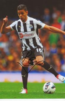 Hatem Ben Afra  Newcastle United  Fußball Autogramm Foto original signiert 