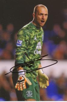 Jan Mucha  FC Everton  Fußball Autogramm Foto original signiert 