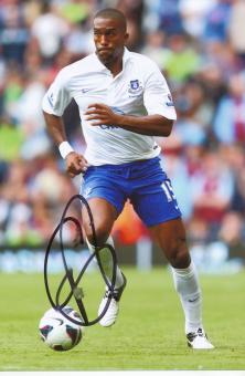 Sylvain Distin  FC Everton  Fußball Autogramm Foto original signiert 