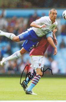 Leon Osman  FC Everton  Fußball Autogramm Foto original signiert 