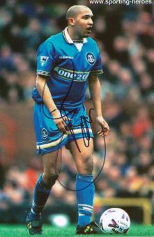 Olivier Dacourt  FC Everton  Fußball Autogramm Foto original signiert 