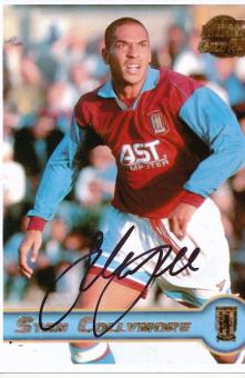 Stan Collymore  Aston Villa  Fußball Autogramm Foto original signiert 