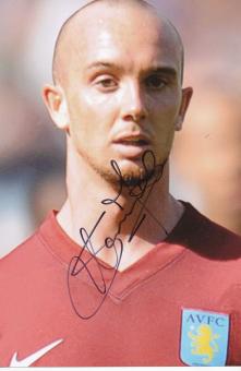 Stephen Ireland  Aston Villa  Fußball Autogramm Foto original signiert 