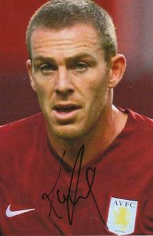 Richard Dunne  Aston Villa  Fußball Autogramm Foto original signiert 