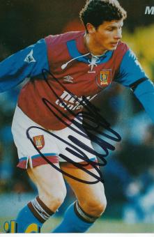 Neil Cox  Aston Villa  Fußball Autogramm Foto original signiert 