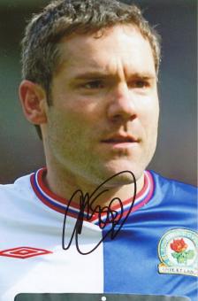 David Dunn  Blackburn Rovers  Fußball Autogramm Foto original signiert 