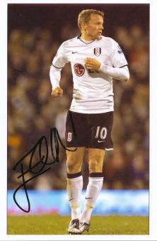 Erik Nevland   FC Fulham  Fußball Autogramm Foto original signiert 