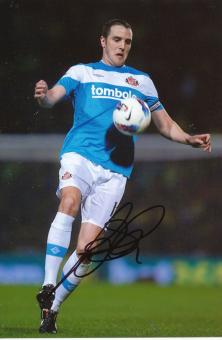 John O'Shea  AFC Sunderland  Fußball Autogramm Foto original signiert 