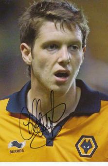 Greg Halford  Wolverhampton Wanderers  Fußball Autogramm Foto original signiert 