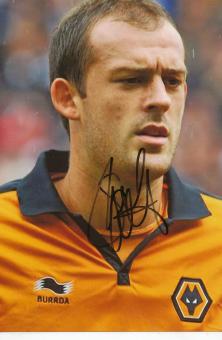 Steven Fletcher  Wolverhampton Wanderers  Fußball Autogramm Foto original signiert 
