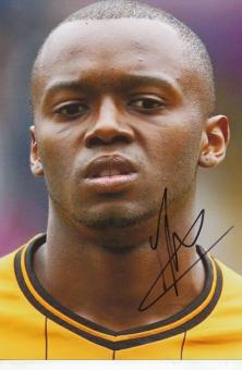 Steven Mouyokolo  Wolverhampton Wanderers  Fußball Autogramm Foto original signiert 
