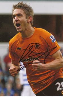 Kevin Doyle  Wolverhampton Wanderers  Fußball Autogramm Foto original signiert 