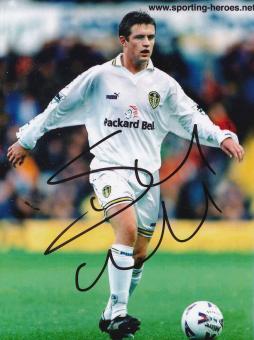 Stephen Mc Phaie  Leeds United  Fußball Autogramm Foto original signiert 
