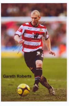 Gareth Roberts  Doncaster Rovers  Fußball Autogramm Foto original signiert 