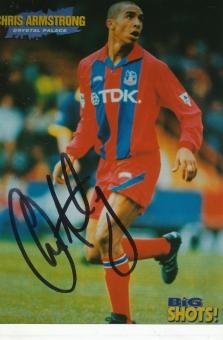 Chris Armstrong  Crystal Palace  Fußball Autogramm Foto original signiert 