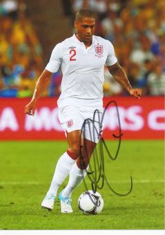 Glen Johnson  England  Fußball Autogramm Foto original signiert 